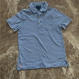 Polo Ralph Lauren Boys Blue Striped Polo Shirt